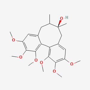 molecular formula C24H32O7 B1198587 Schizandrol;Schizandrol-A;Wuweizi alcohol-A;Wuweizichun-A 