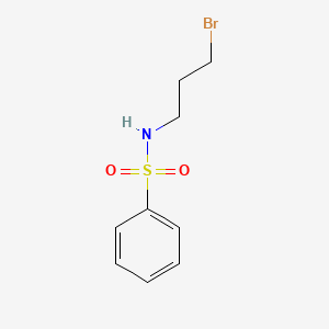 molecular formula C9H12BrNO2S B11985886 N-(3-bromopropyl)benzenesulfonamide CAS No. 3245-94-1