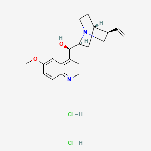 molecular formula C20H26Cl2N2O2 B1198593 Quinine dihydrochloride CAS No. 60-93-5