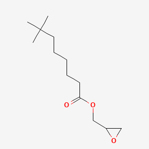 molecular formula C13H24O3 B1198594 tert-Decanoic acid, oxiranylmethyl ester CAS No. 71206-09-2