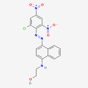 Ethanol, 2-[[4-[(2-chloro-4,6-dinitrophenyl)azo]-1-naphthalenyl]amino]-