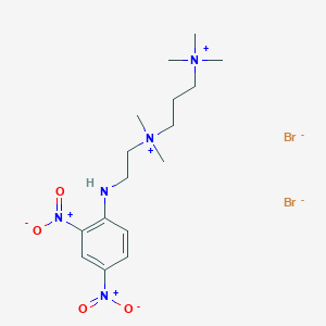 1,3-Propanediaminium, N-(2-((2,4-dinitrophenyl)amino)ethyl)-N,N,N',N',N'-pentamethyl-