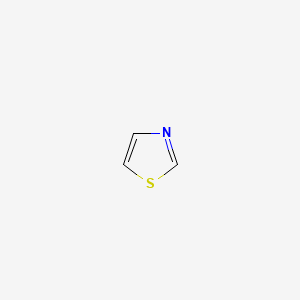 molecular formula C3H3NS B1198619 Thiazole CAS No. 288-47-1