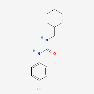 molecular formula C14H19ClN2O B11986239 N-(4-chlorophenyl)-N'-(cyclohexylmethyl)urea CAS No. 303092-08-2