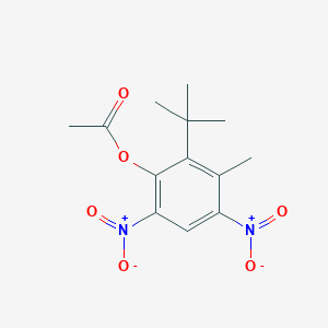 (2-Tert-butyl-3-methyl-4,6-dinitrophenyl) acetate