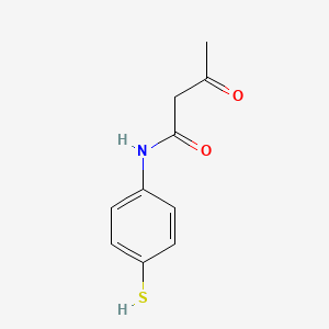molecular formula C10H11NO2S B11986262 N-(4-Mercaptophenyl)-3-oxobutanamide 