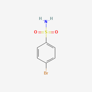 molecular formula C6H6BrNO2S B1198654 4-Bromobenzenesulfonamide CAS No. 701-34-8