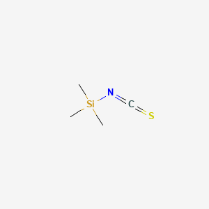 molecular formula C4H9NSSi B1198659 (Trimethylsilyl)isothiocyanate CAS No. 2290-65-5
