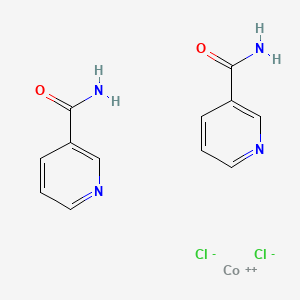 Dichlorobis(3-pyridylcarboxamide-N1)cobalt