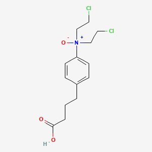 molecular formula C14H19Cl2NO3 B1198663 Chlorambucil N-oxide CAS No. 33845-63-5