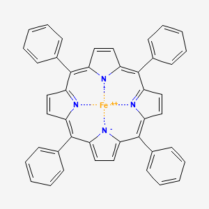 molecular formula C44H28FeN4 B1198665 Iron, [5,10,15,20-tetraphenylporphinato(2-)]- 