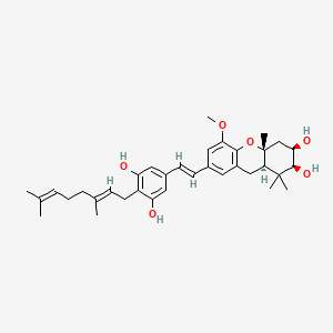 molecular formula C35H46O6 B1198667 Schweinfurthin B CAS No. 217476-93-2
