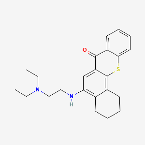 molecular formula C23H28N2OS B1198684 2-(beta-Diethylaminoethylamino)-3,4-cyclohexenothiaxanthone CAS No. 34667-52-2