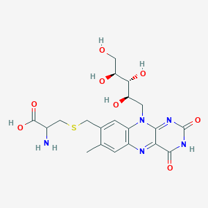 molecular formula C20H25N5O8S B1198685 S-Cysteinylriboflavin CAS No. 52154-87-7