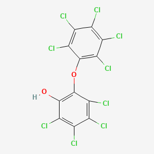 molecular formula C12HCl9O2 B1198688 Nonachloropredioxin CAS No. 35245-80-8