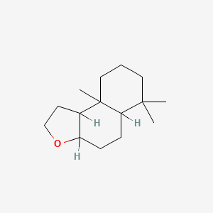 molecular formula C15H26O B1198699 6,6,9a-Trimethyldodecahydronaphtho[2,1-b]furan CAS No. 65588-69-4