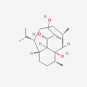 (1S,2R,5R,6S,9S,10R,13S,14S)-12-(hydroxymethyl)-2,9-dimethyl-6-propan-2-yltricyclo[8.4.0.05,14]tetradec-11-ene-1,13-diol