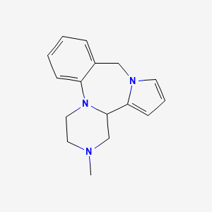 molecular formula C16H19N3 B1198711 Aptazapine CAS No. 71576-40-4