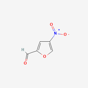molecular formula C5H3NO4 B1198717 2-Furancarboxaldehyde, 4-nitro- CAS No. 57500-49-9