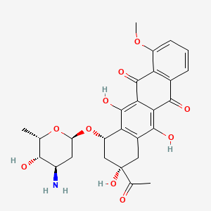 molecular formula C27H29NO10 B1198720 3'-epi-Daunorubicin CAS No. 66322-65-4