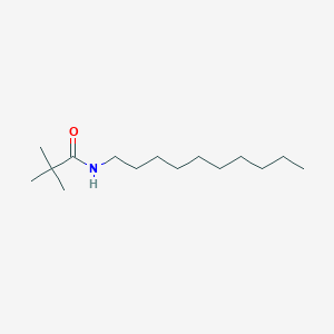 molecular formula C15H31NO B11987222 N-decyl-2,2-dimethylpropanamide CAS No. 551903-66-3