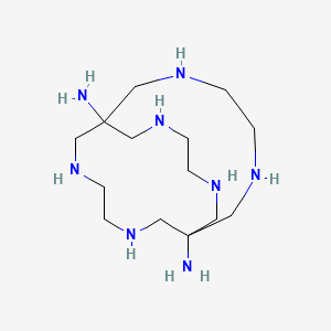 molecular formula C14H34N8 B1198724 Diamsar chelate CAS No. 91002-72-1