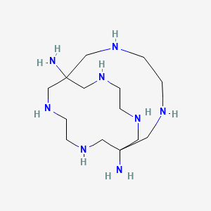 molecular formula C14H34N8 B1198724 DiAmSar CAS No. 91002-72-1