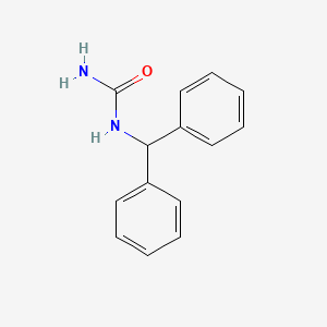 molecular formula C14H14N2O B1198726 Benzhydrylurea CAS No. 724-18-5