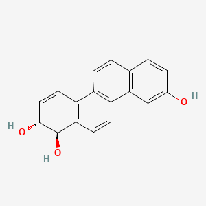 trans-1,2-Dihydro-1,2,9-trihydroxychrysene