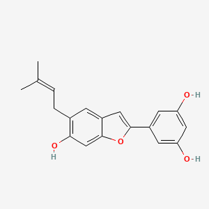 molecular formula C19H18O4 B1198744 moracin N CAS No. 135248-05-4