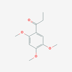 molecular formula C12H16O4 B1198754 2,4,5-Trimethoxylproriophenone CAS No. 3904-18-5