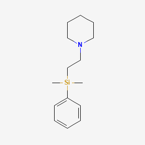 Dimethyl-phenyl-(2-piperidin-1-ylethyl)silane