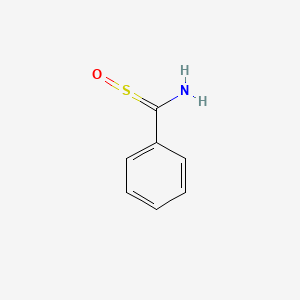 molecular formula C7H7NOS B1198765 Thiobenzamide S-oxide CAS No. 20199-04-6