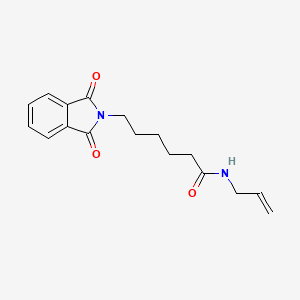 molecular formula C17H20N2O3 B11987674 N-Allyl-6-(1,3-dioxo-1,3-dihydro-2H-isoindol-2-YL)hexanamide 