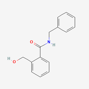 molecular formula C15H15NO2 B1198769 N-benzyl-2-(hydroxymethyl)benzamide 
