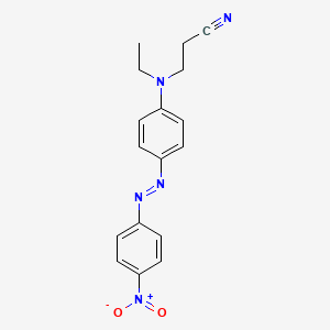 molecular formula C17H17N5O2 B1198771 Disperse orange 25 CAS No. 31482-56-1