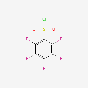 molecular formula C6ClF5O2S B1198773 Pentafluorobenzenesulfonyl chloride CAS No. 832-53-1