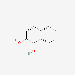 molecular formula C10H10O2 B1198776 1,2-Dihydronaphthalene-1,2-diol CAS No. 7234-04-0