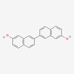molecular formula C20H14O2 B11987802 2,2'-Binaphthalene-7,7'-diol 