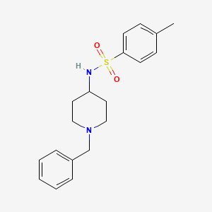 molecular formula C19H24N2O2S B11987913 N-(1-benzylpiperidin-4-yl)-4-methylbenzenesulfonamide 