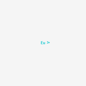 molecular formula Eu+3 B1198802 Europium(3+) CAS No. 22541-18-0