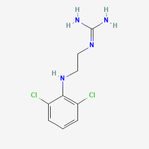molecular formula C9H12Cl2N4 B1198816 Guanclofine CAS No. 55926-23-3