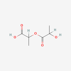 molecular formula C6H10O5 B1198817 2-(2-Hydroxy-1-oxopropoxy)propionic acid CAS No. 617-57-2