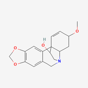 molecular formula C17H19NO4 B1198835 Crinamine 