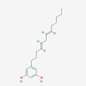 molecular formula C19H28O2 B1198840 5-[(4E,7E)-Trideca-4,7-dienyl]resorcinol 