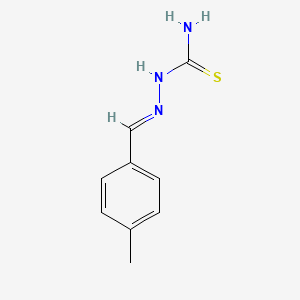 molecular formula C9H11N3S B11988426 4-Methylbenzaldehyde thiosemicarbazone 