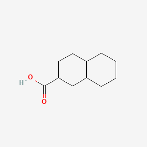 molecular formula C11H18O2 B1198849 十氢-2-萘甲酸 CAS No. 13032-41-2