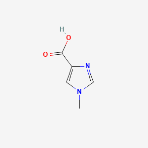 molecular formula C5H6N2O2 B1198852 1-甲基-1H-咪唑-4-羧酸 CAS No. 41716-18-1