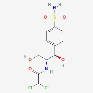 molecular formula C11H14Cl2N2O5S B1198862 Tevenel CAS No. 4302-95-8