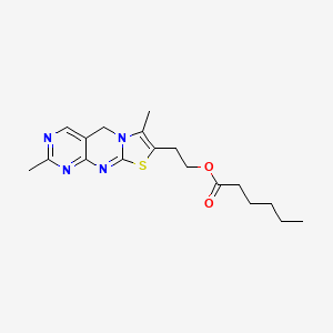 molecular formula C18H24N4O2S B1198869 Thiochrome caproate CAS No. 94617-29-5
